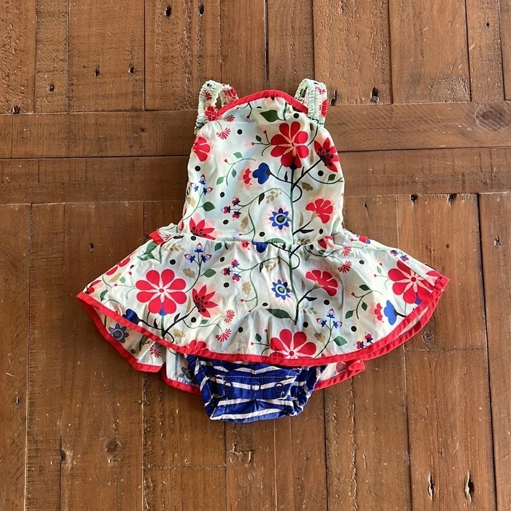 Matilda Jane Americana skirted romper